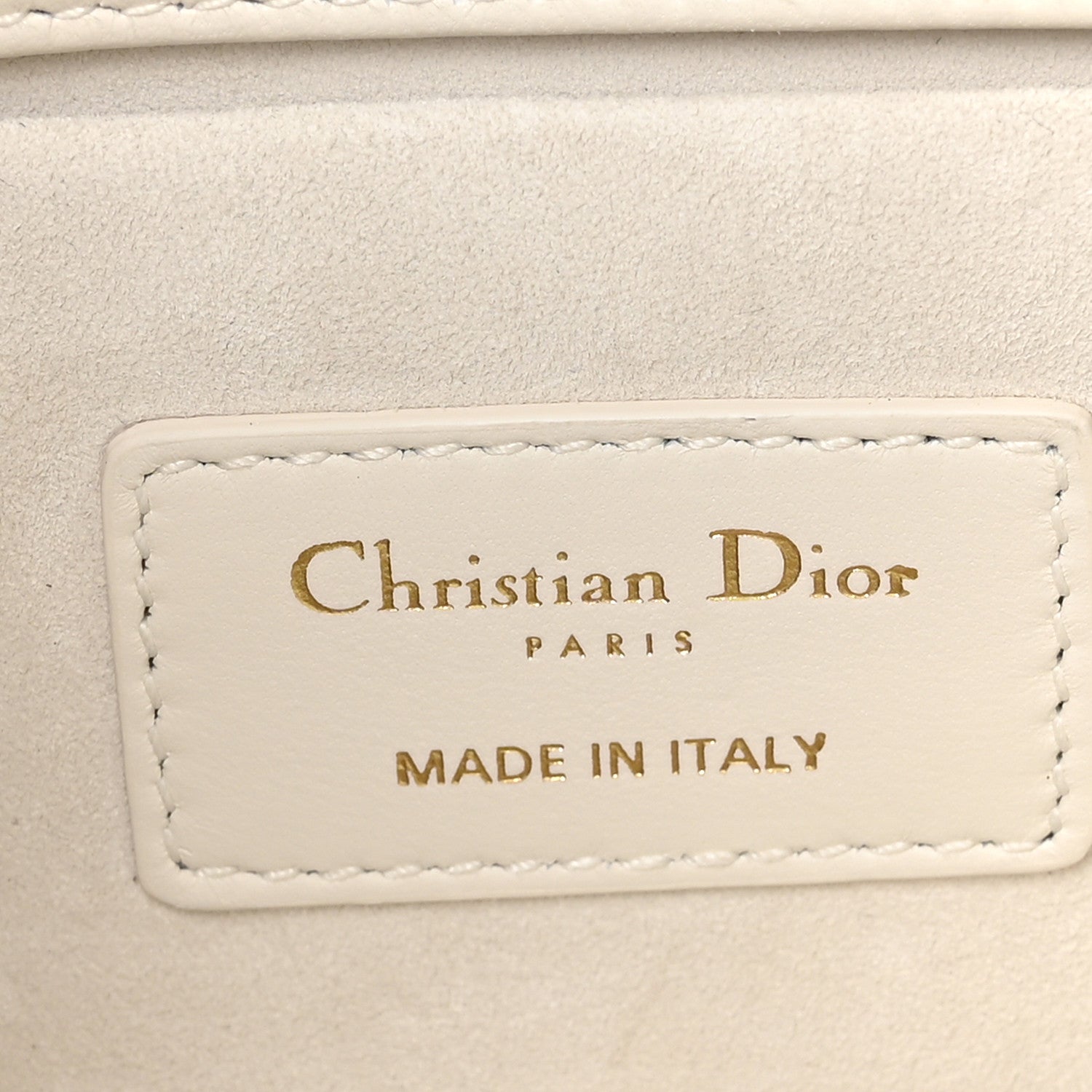 Christian Dior Lambskin Butterfly Cannage Lady D-Joy White 6 of 10