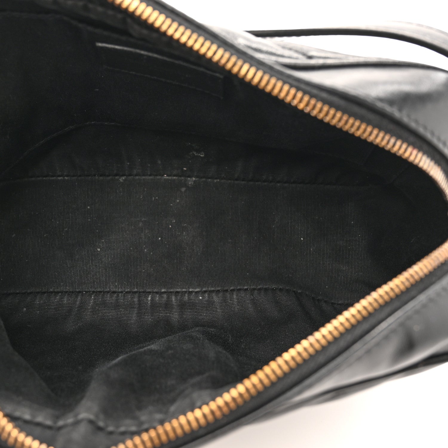 Saint Laurent Calfskin Matelasse Monogram Lou Camera Bag Black 5 of 17