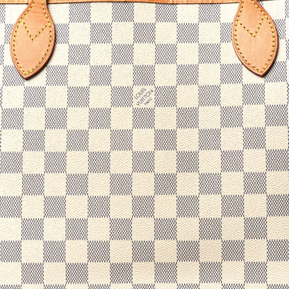 Louis Vuitton Damier Azur Neo Neverfull MM Rose Ballerine 7 of 12