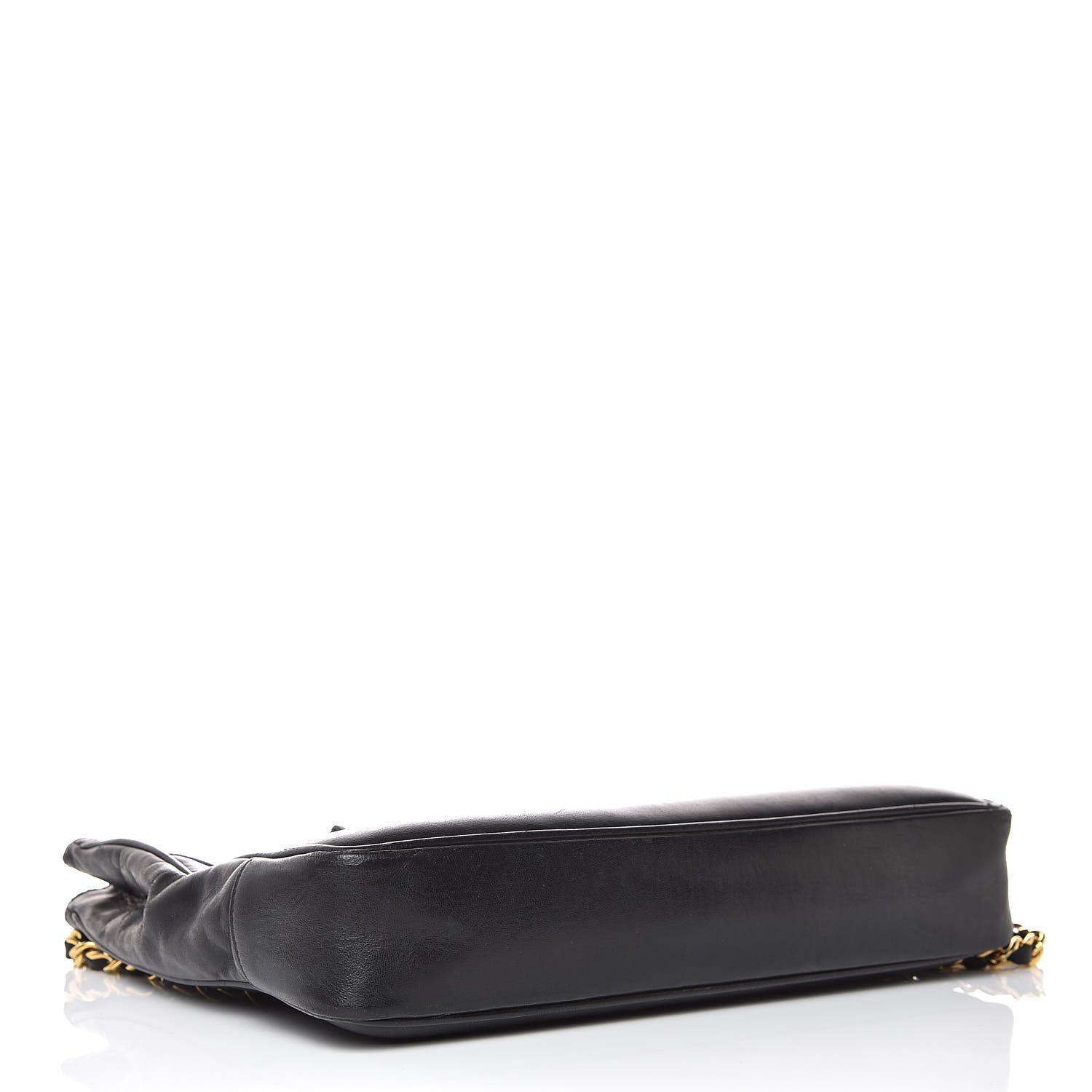 Chanel Lambskin Quilted Shopping Tote Black 4 of 7