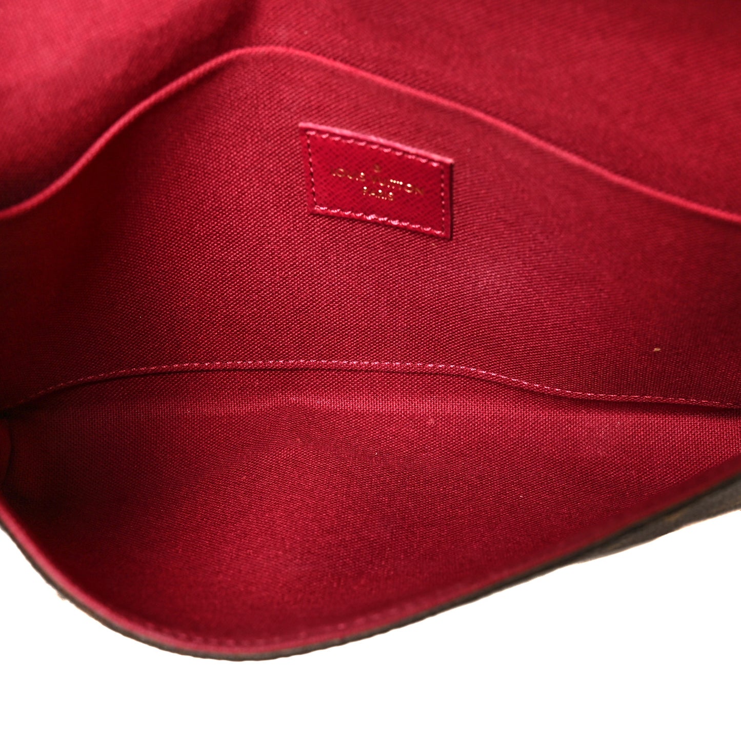 Monogram Pochette Felicie Chain Wallet Fuchsia