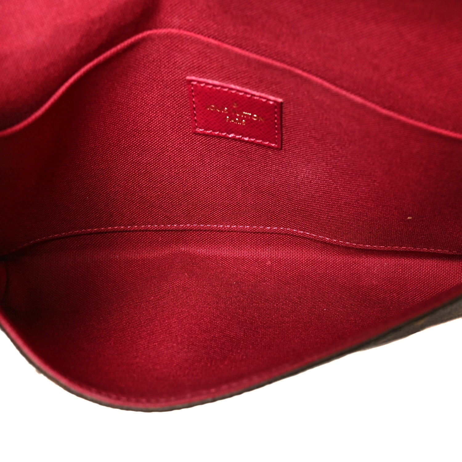 Louis Vuitton Monogram Pochette Felicie Chain Wallet Fuchsia 5 of 10