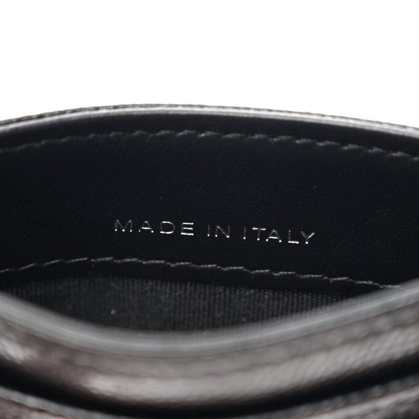 Caviar Quilted My Everything Card Holder Black