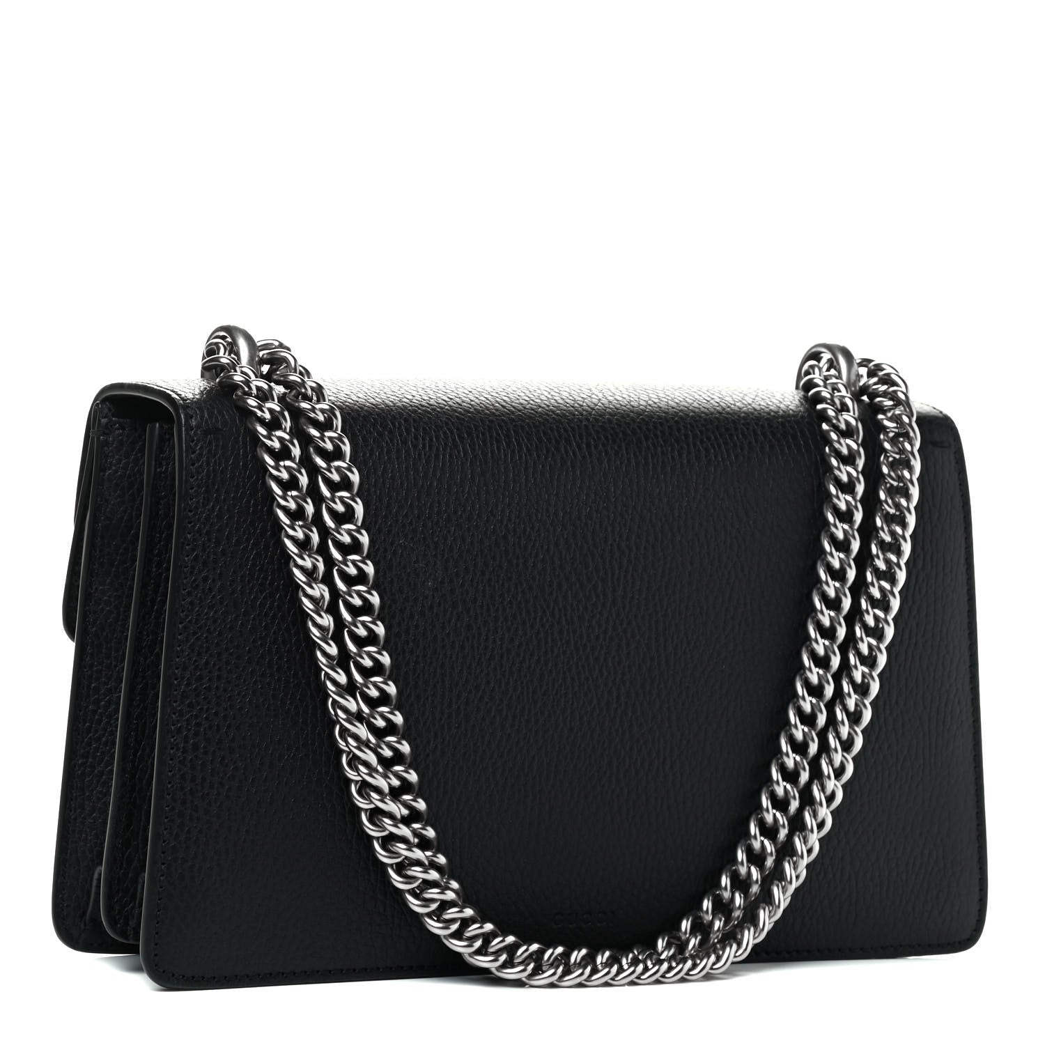 Gucci Pebbled Calfskin Small Dionysus Shoulder Bag Black 2 of 4
