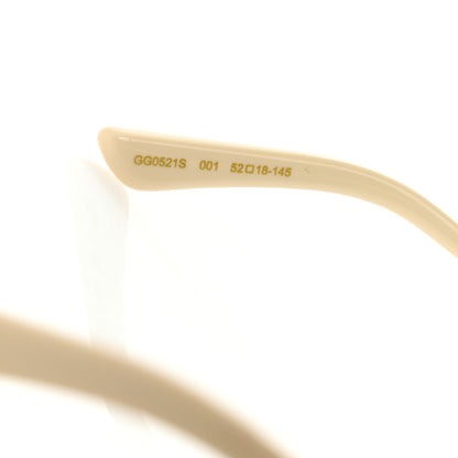 Gucci Cat Eye Web Sunglasses GG0521S Gold 7 of 8