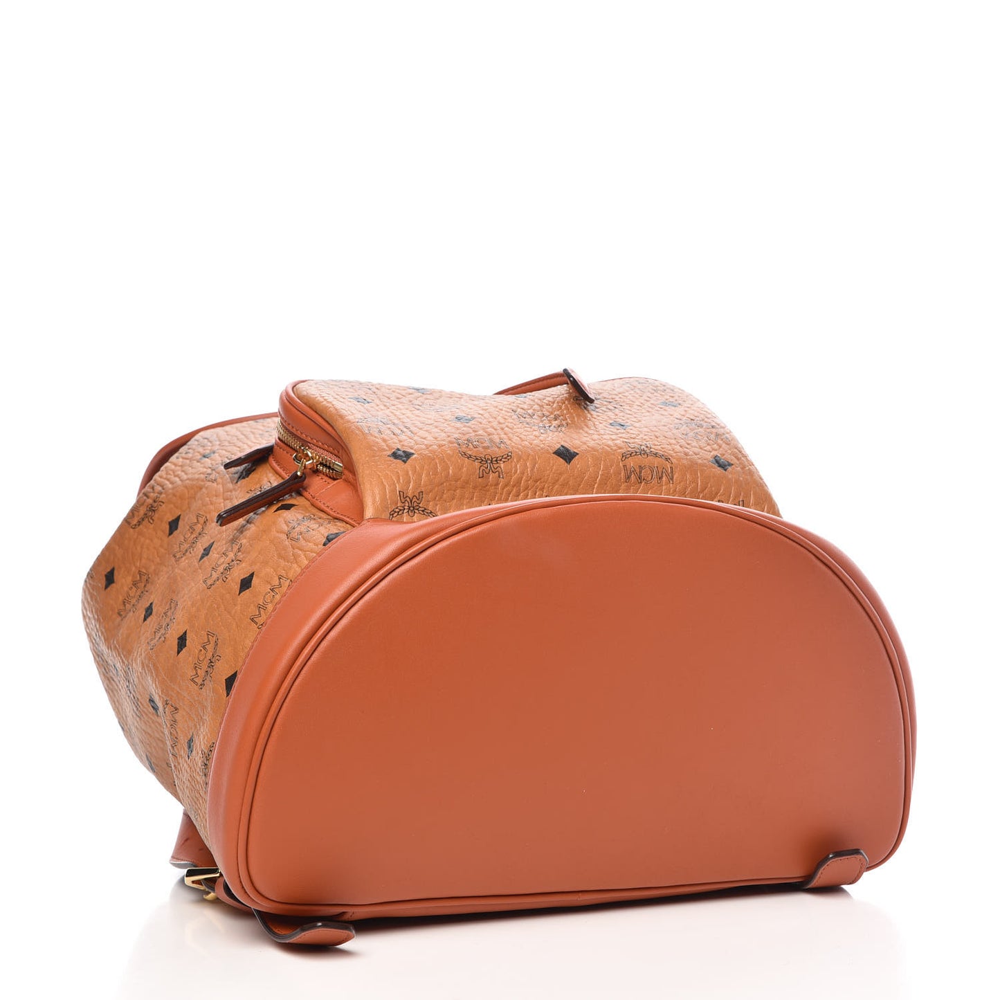 Visetos Medium Vintage Pocket Backpack Cognac