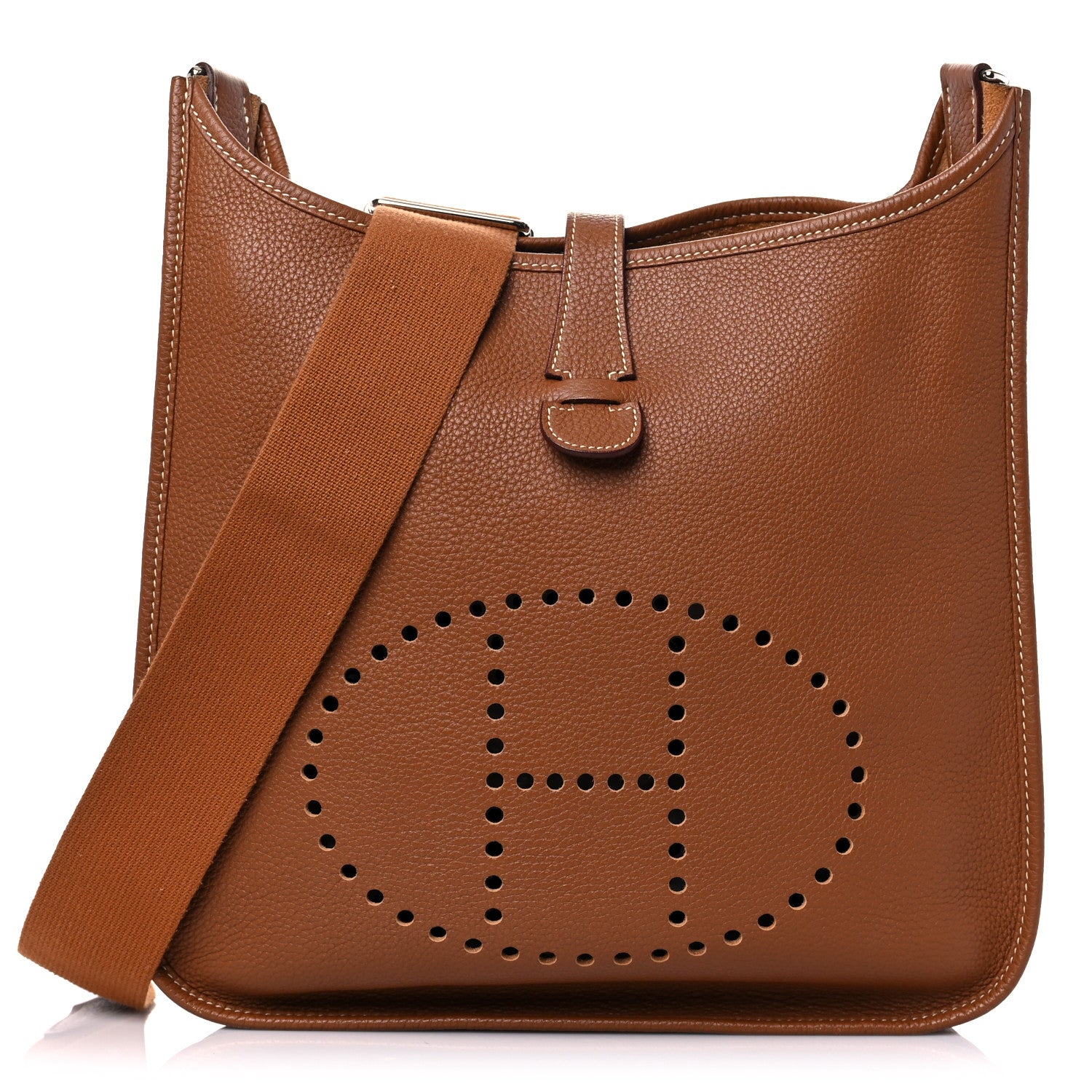 Hermes Taurillon Clemence Evelyne III GM Gold 1 of 12