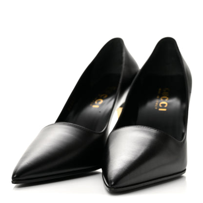 Gucci Calfskin Bombshell Pumps 37 Black 4 of 11