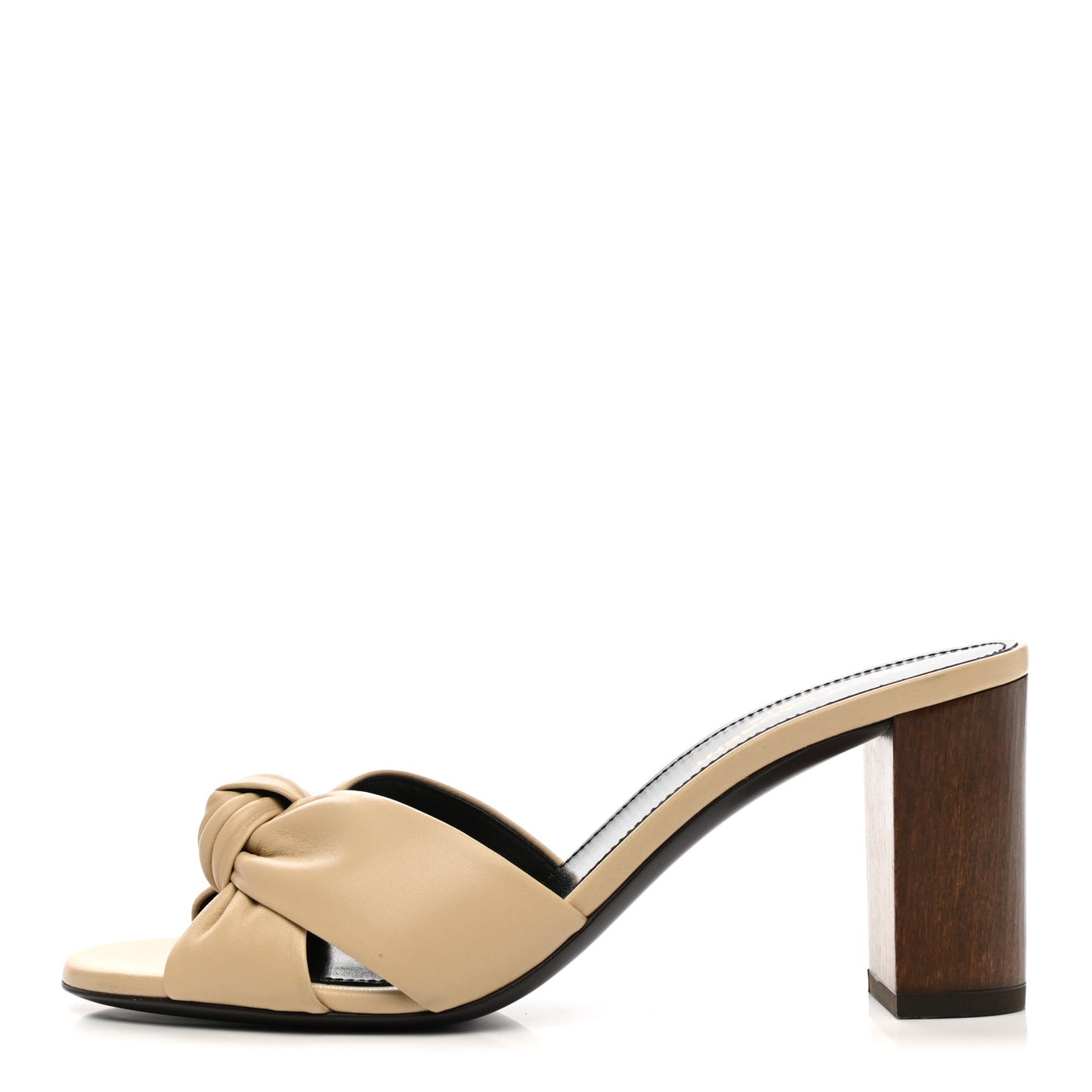 Lambskin Bianca Mules 37.5 Beige