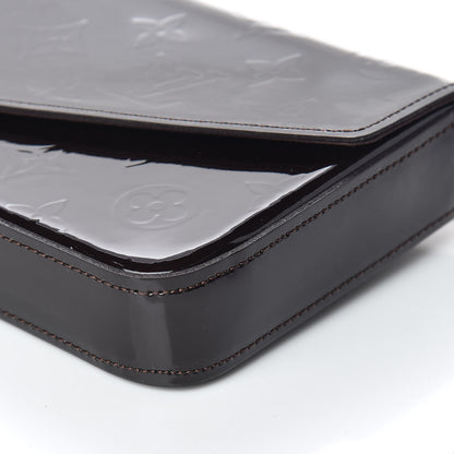 Louis Vuitton Vernis Pochette Felicie Chain Wallet Amarante 6 of 11
