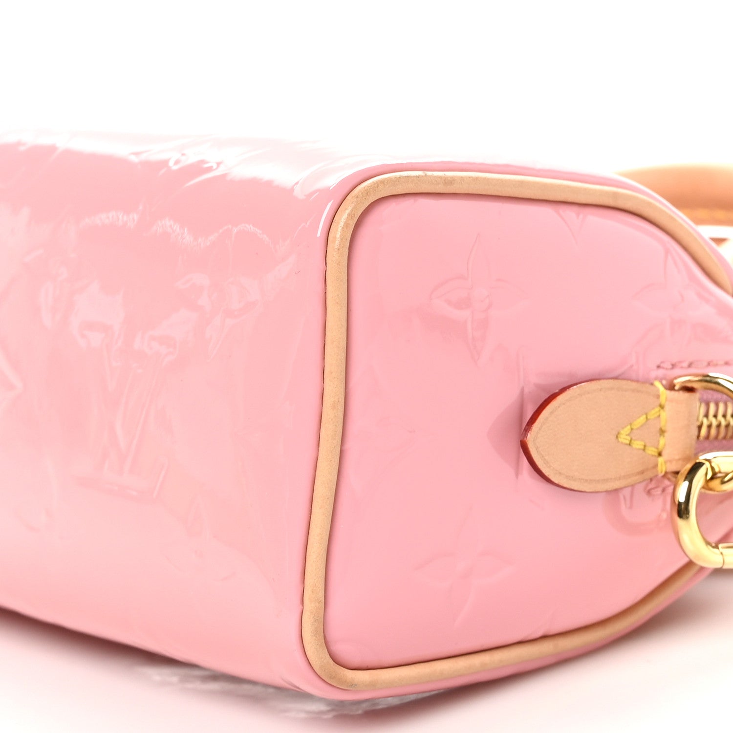 Louis Vuitton Vernis Monogram Nano Speedy Mochi Pink 9 of 10