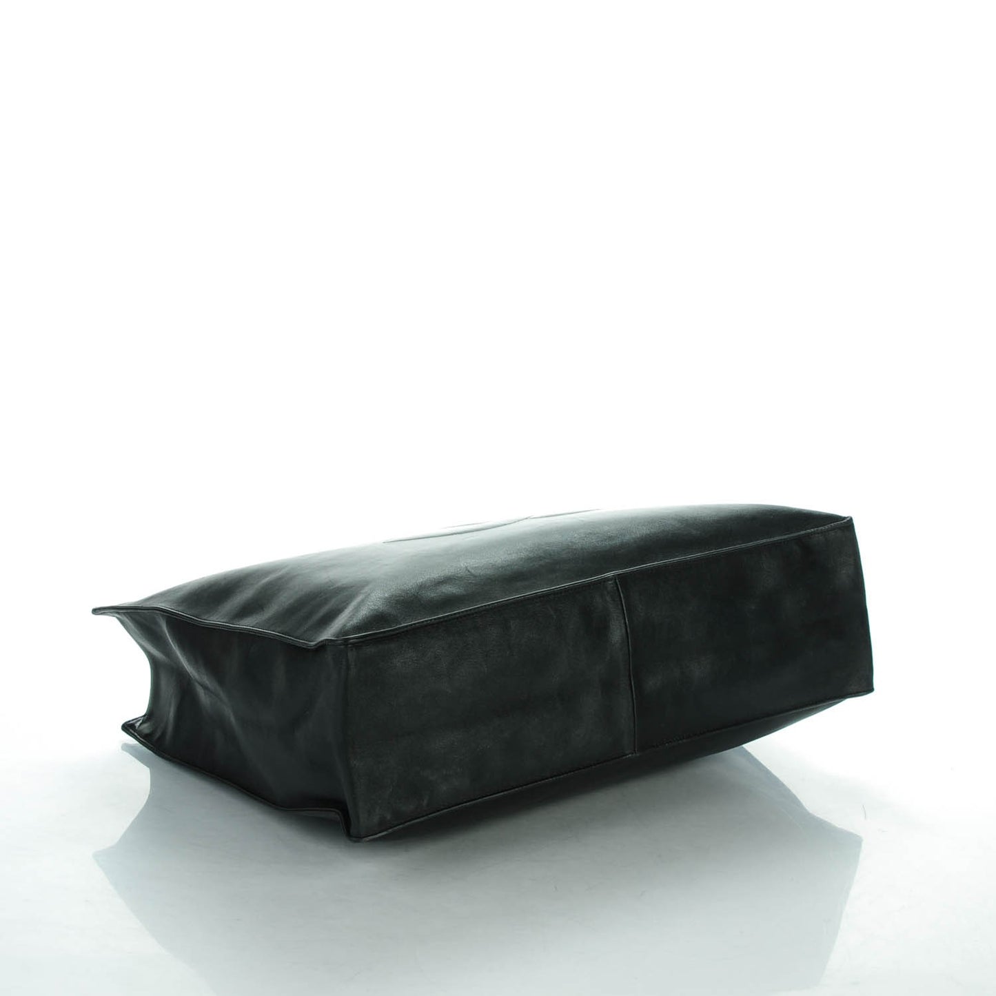 Lambskin Jumbo Shoulder Bag Black