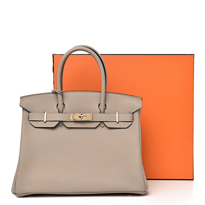 Hermes Togo Birkin 30 Gris Tourterelle 34 of 34