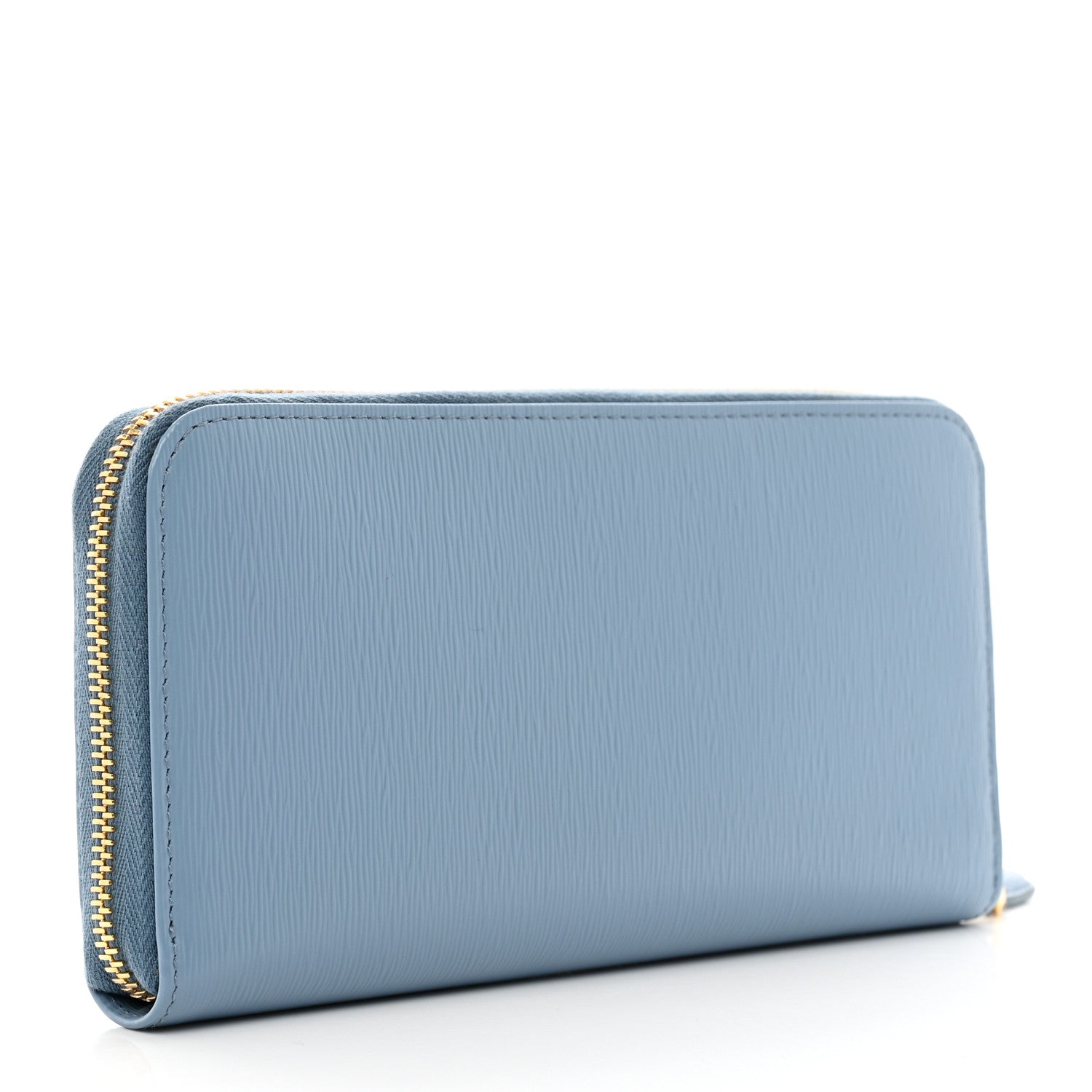 Prada Vitello Move Zip Around Wallet Astrale 3 of 8