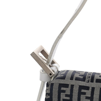 Fendi Zucchino Baguette Navy White 12 of 13