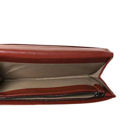 Bottega Veneta Nappa Intrecciato Perforated Continental Flap Wallet 6 of 7