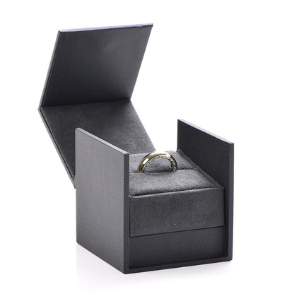David Yurman Sterling Silver 18K Yellow Gold Streamline Band Ring 59 8.25 5 of 5