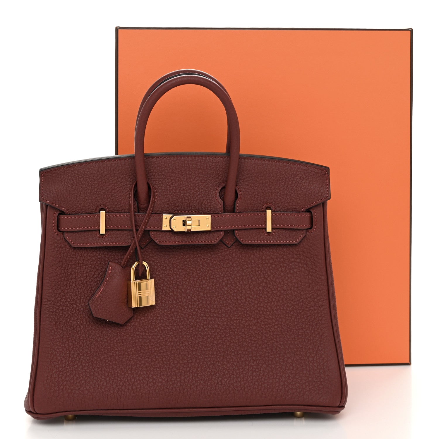 Hermes Togo Birkin 25 Rouge H 13 of 13