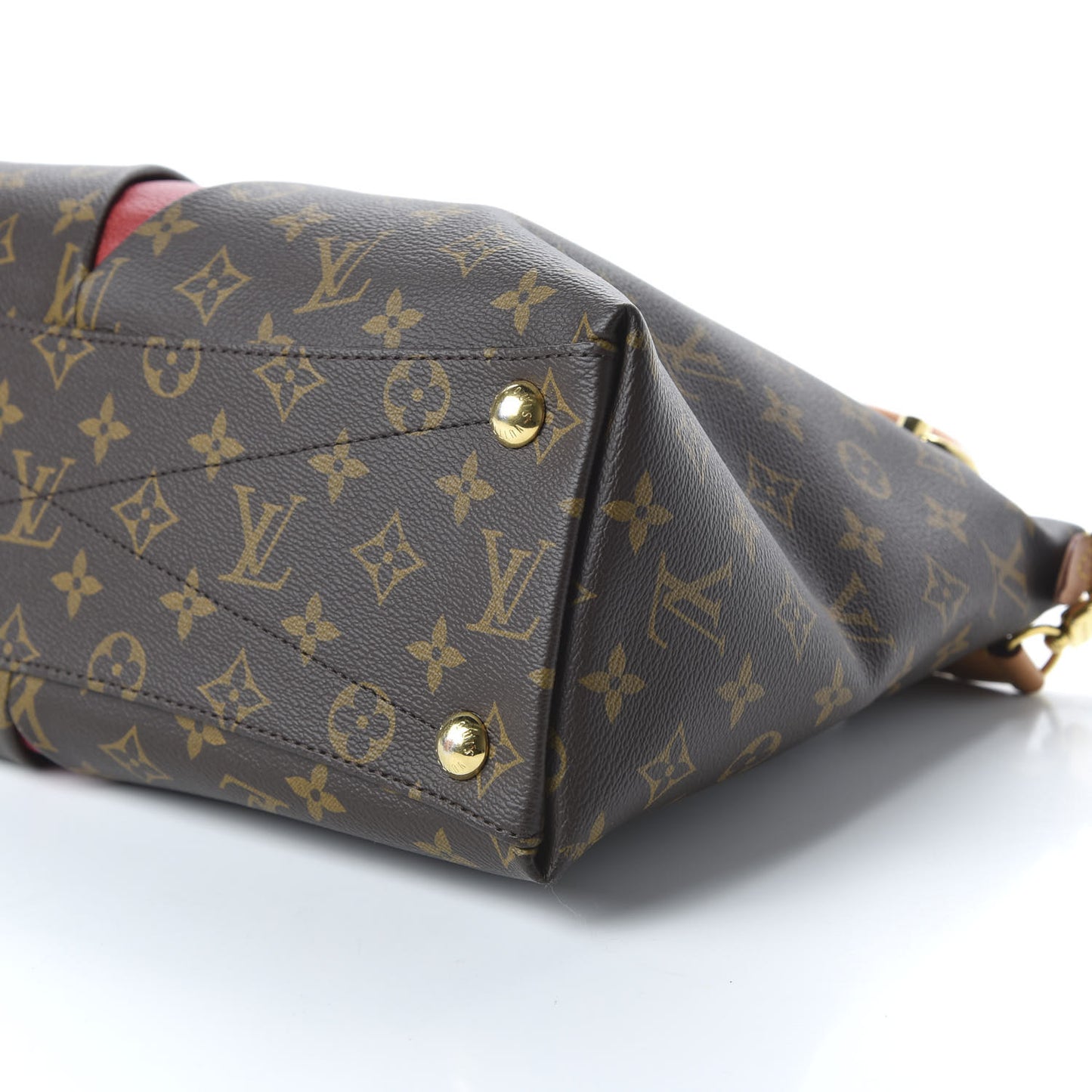 Monogram V Tote MM Cherry
