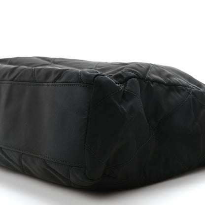 Prada Nylon Tessuto Quilted Shoulder Bag Black 9 of 9