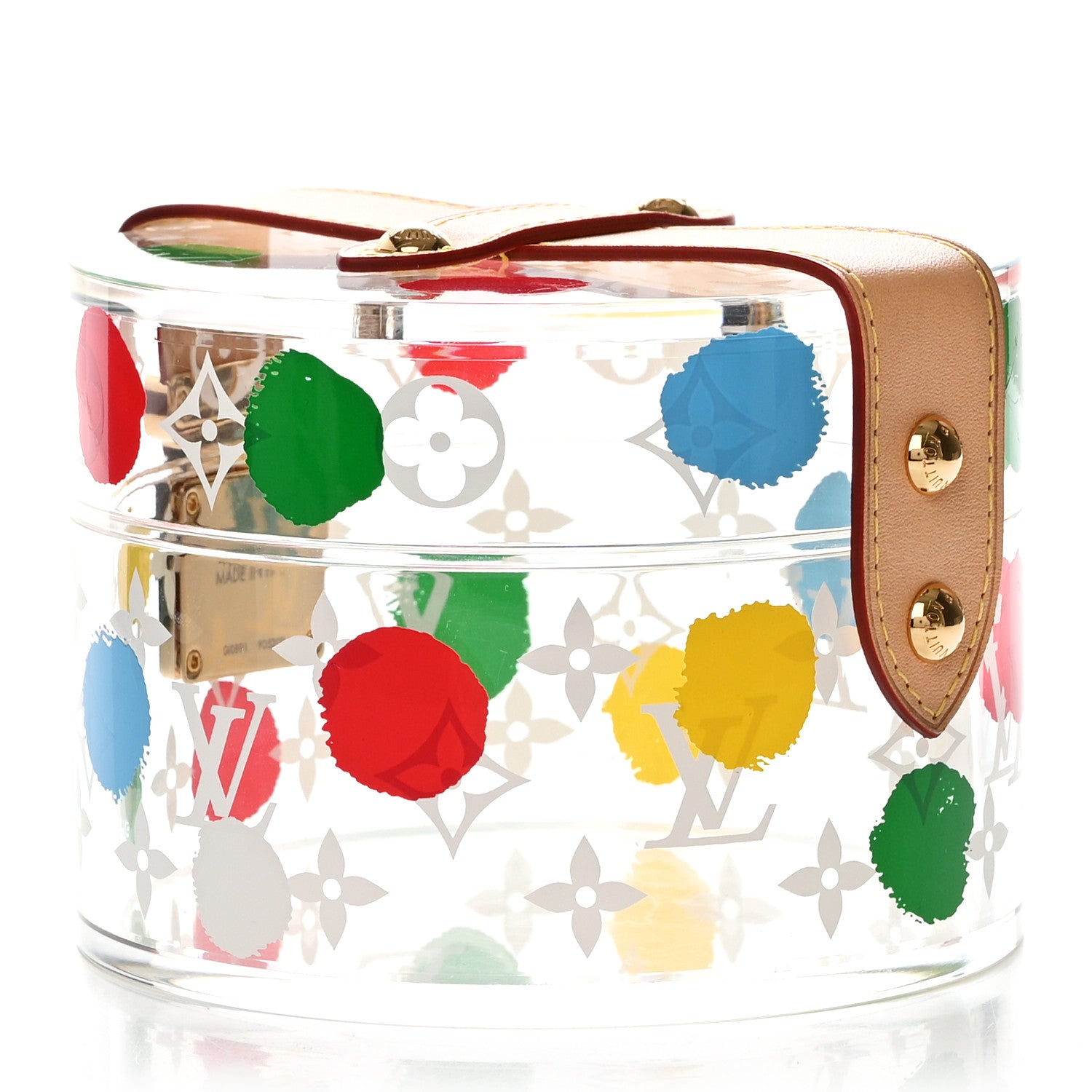 Louis Vuitton LV x YK Transparent Plexiglass Monogram Dots Box Scott Multicolor 3 of 9