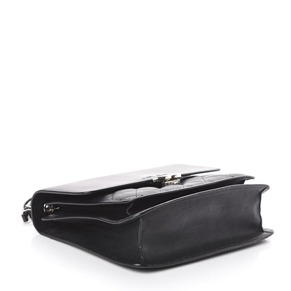 Chanel Calfskin Quilted CC Box Flap Black 3 of 9