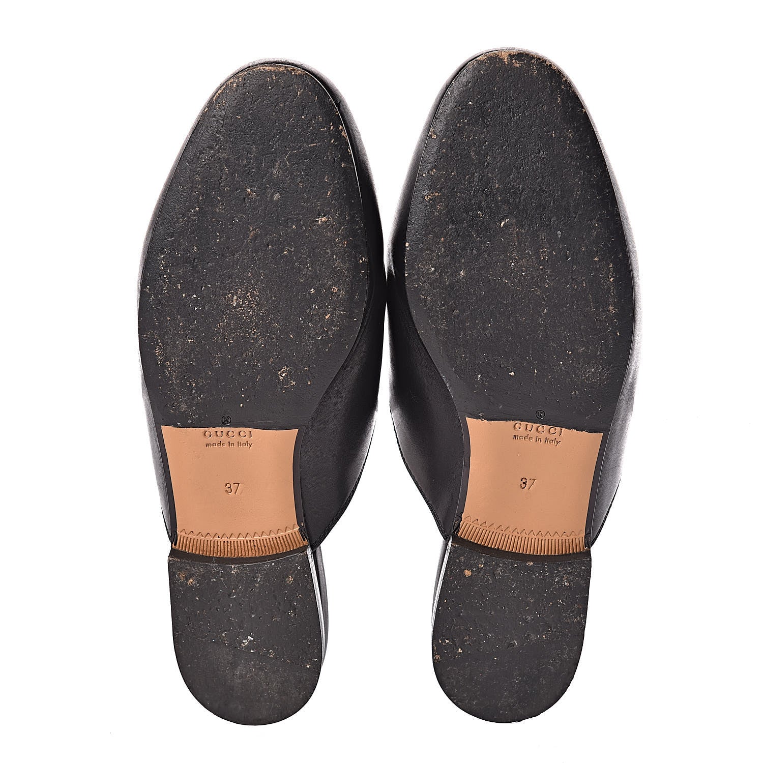 Gucci Calfskin Womens Princetown Slippers 37 Black 7 of 9