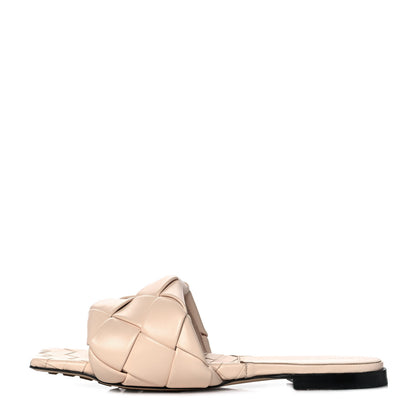 Bottega Veneta Nappa Maxi Intrecciato Lido Flat Sandals 40 Bandage 1 of 8