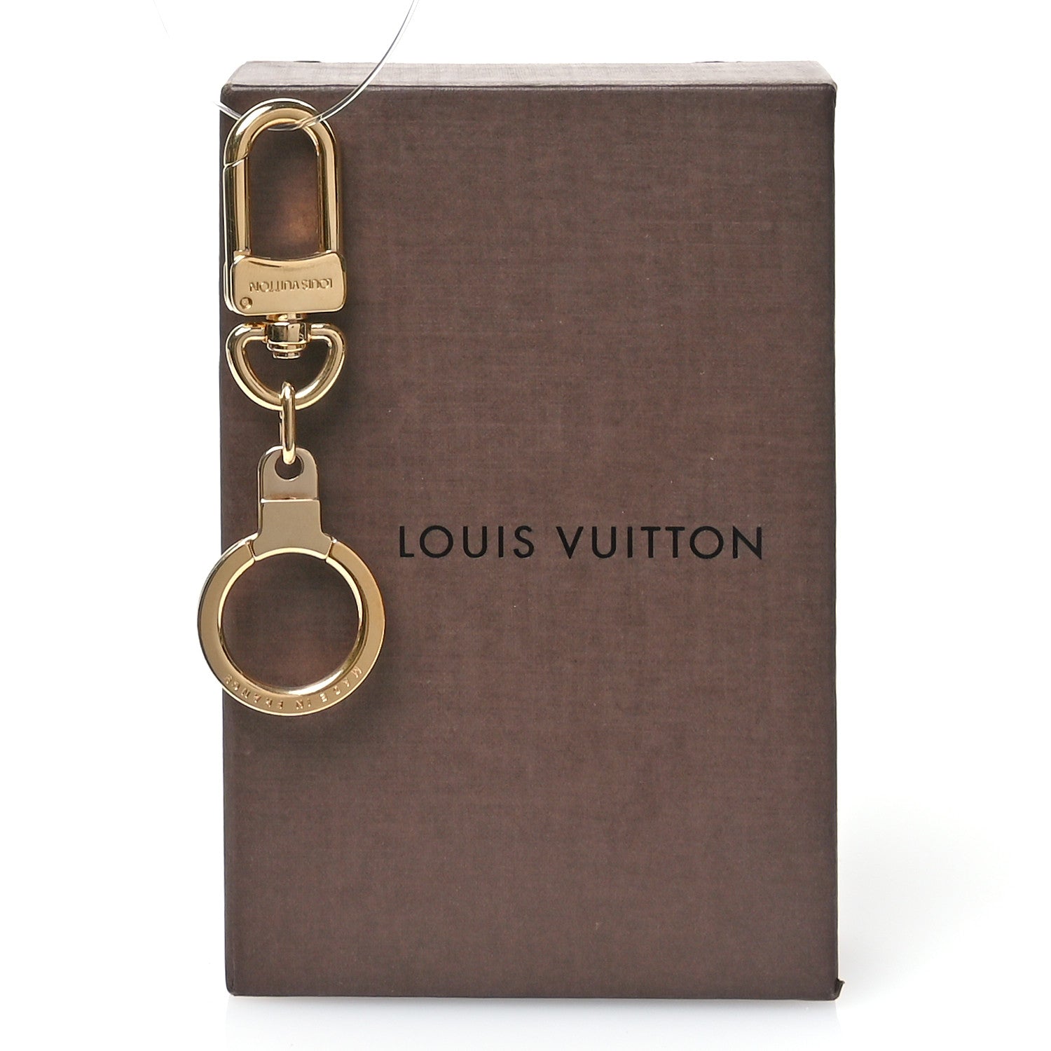 Louis Vuitton Pochette Extender Key Ring Gold 5 of 5