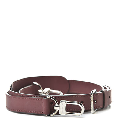 Louis Vuitton Calfskin Keepall Adjustable Shoulder Strap Burgundy 1 of 3