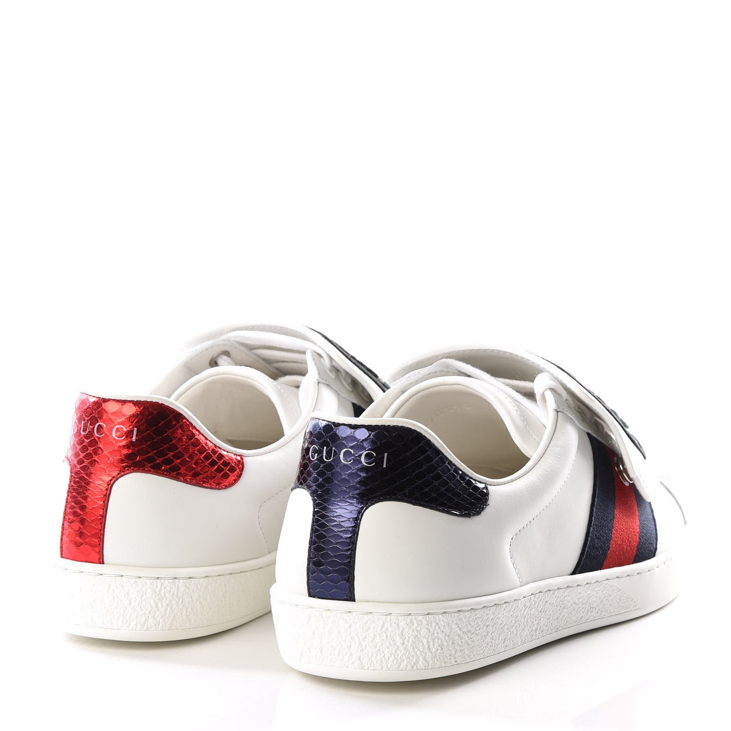 Calfskin Ayers Web Angry Cat Embroidered Mens Ace Sneakers 5.5 White