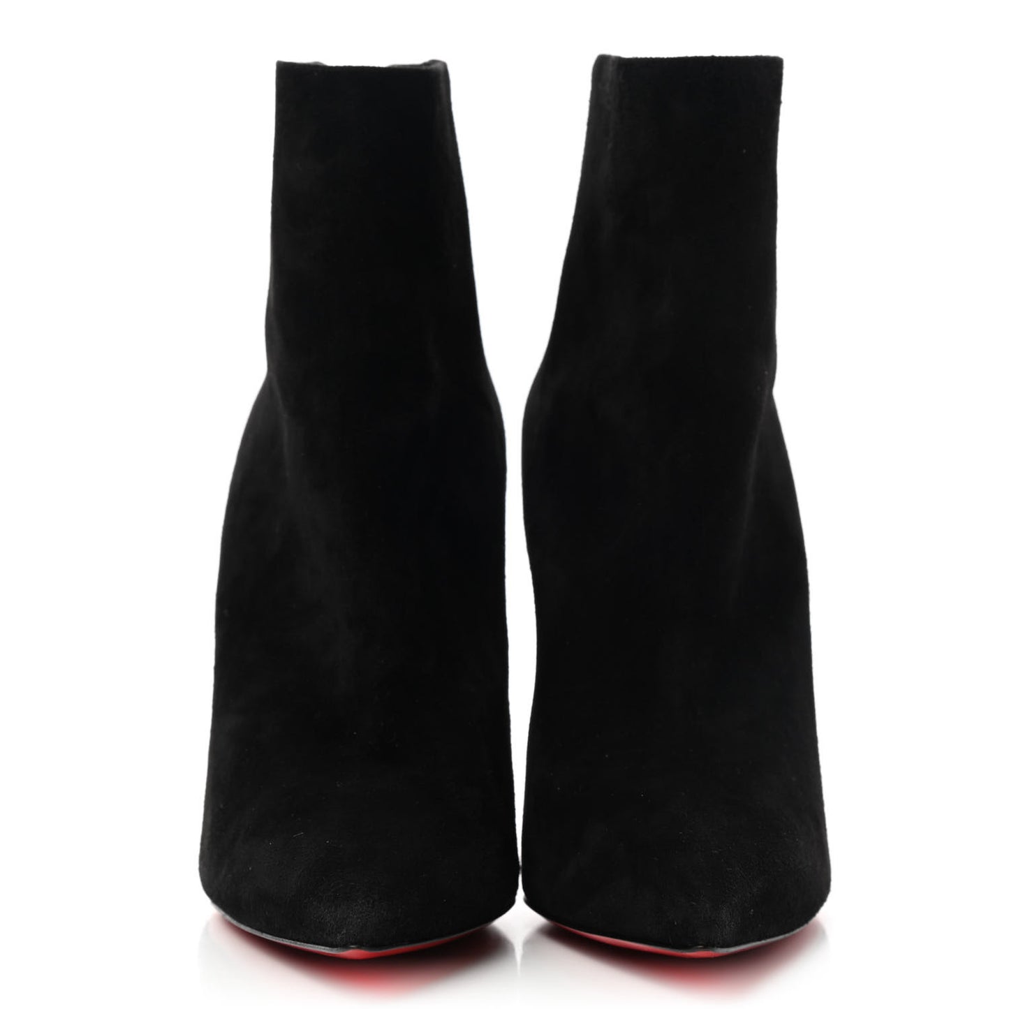Veau Velours Patent Delicotte 100 Booties 36.5 Black