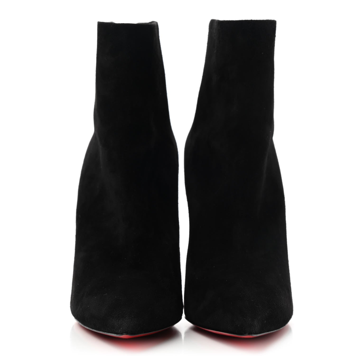 Christian Louboutin Veau Velours Patent Delicotte 100 Booties 36.5 Black 2 of 8