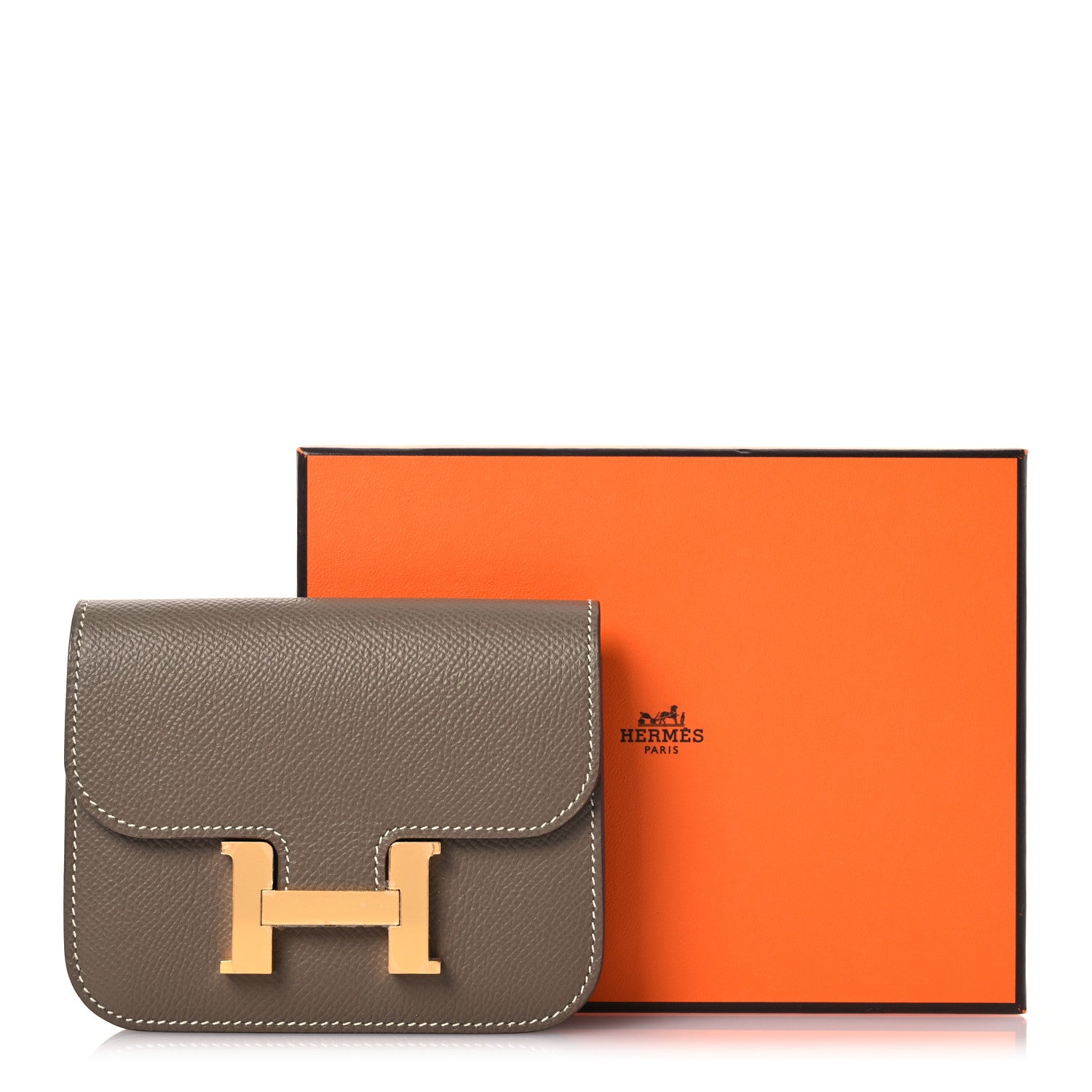 Hermes Epsom Constance Slim Wallet Etoupe 11 of 11