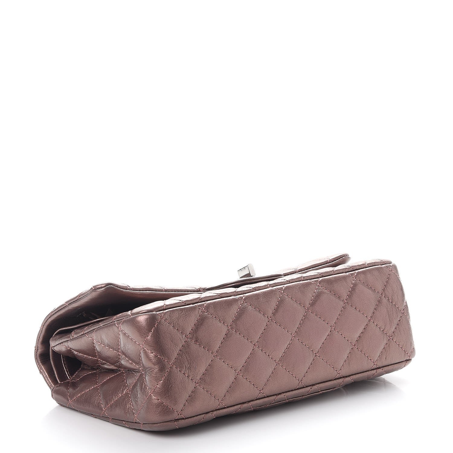 Chanel Metallic Calfskin Quilted 2.55 Reissue 225 Flap Pink 4 of 9