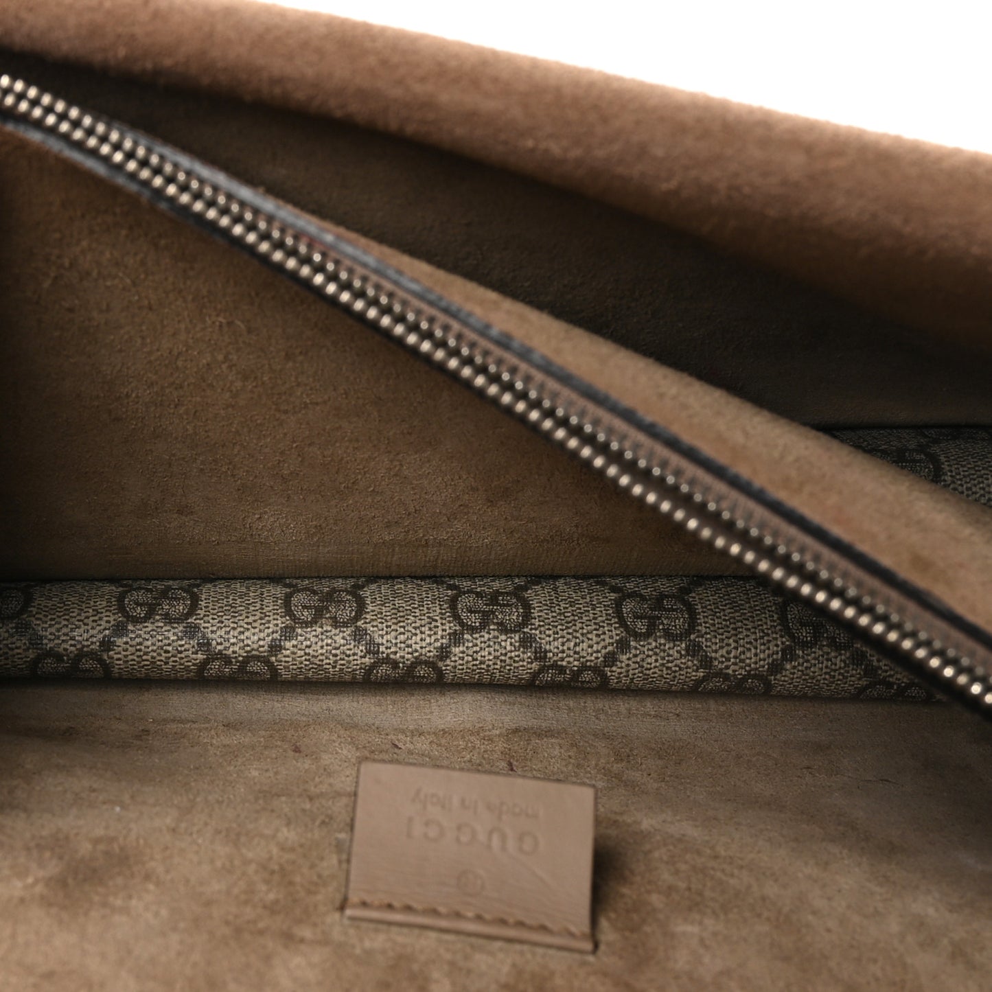 GG Supreme Monogram Small Dionysus Shoulder Bag Taupe