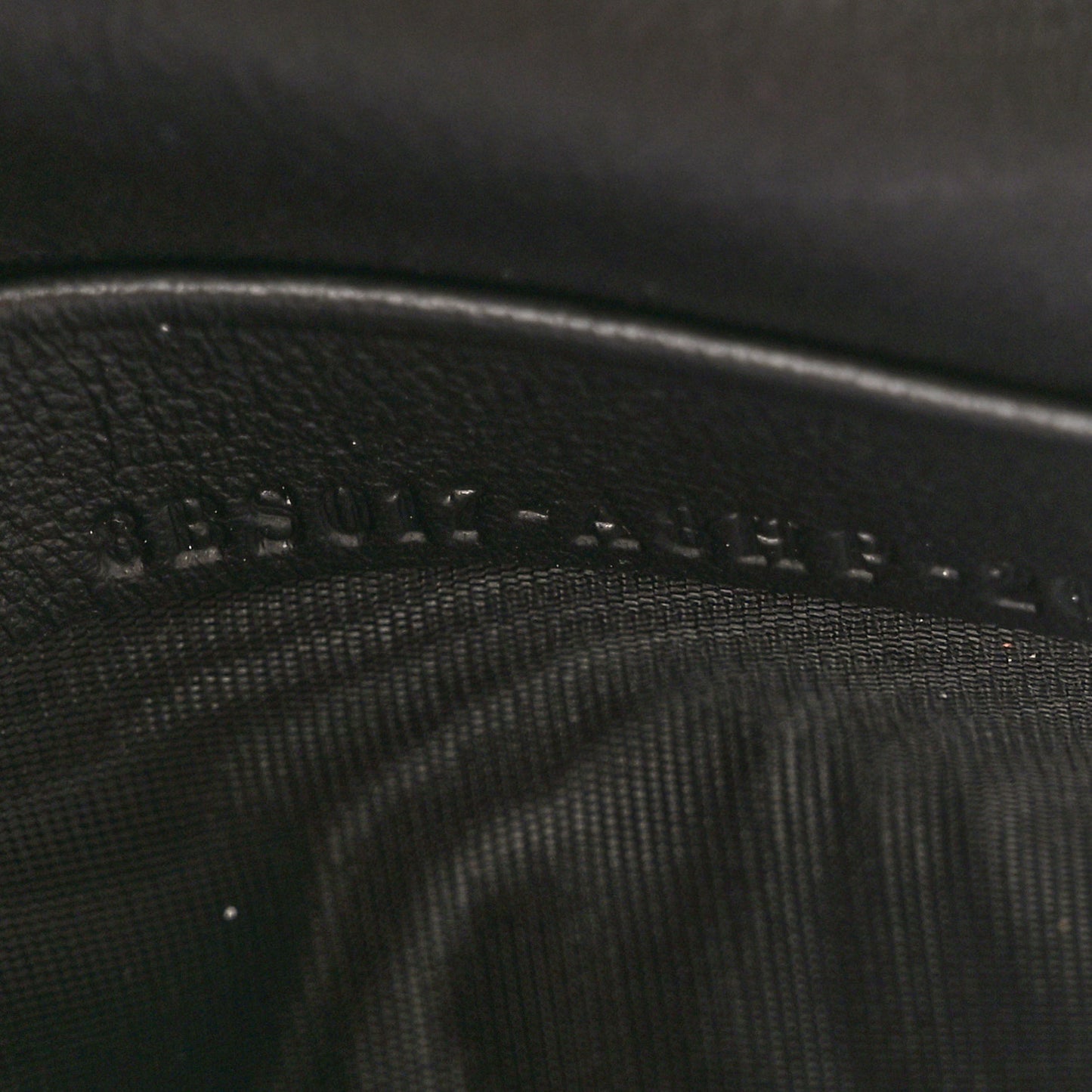 Shearling Vitello Dolce Macro FF 1974 Mini Baguette Tobacco Black