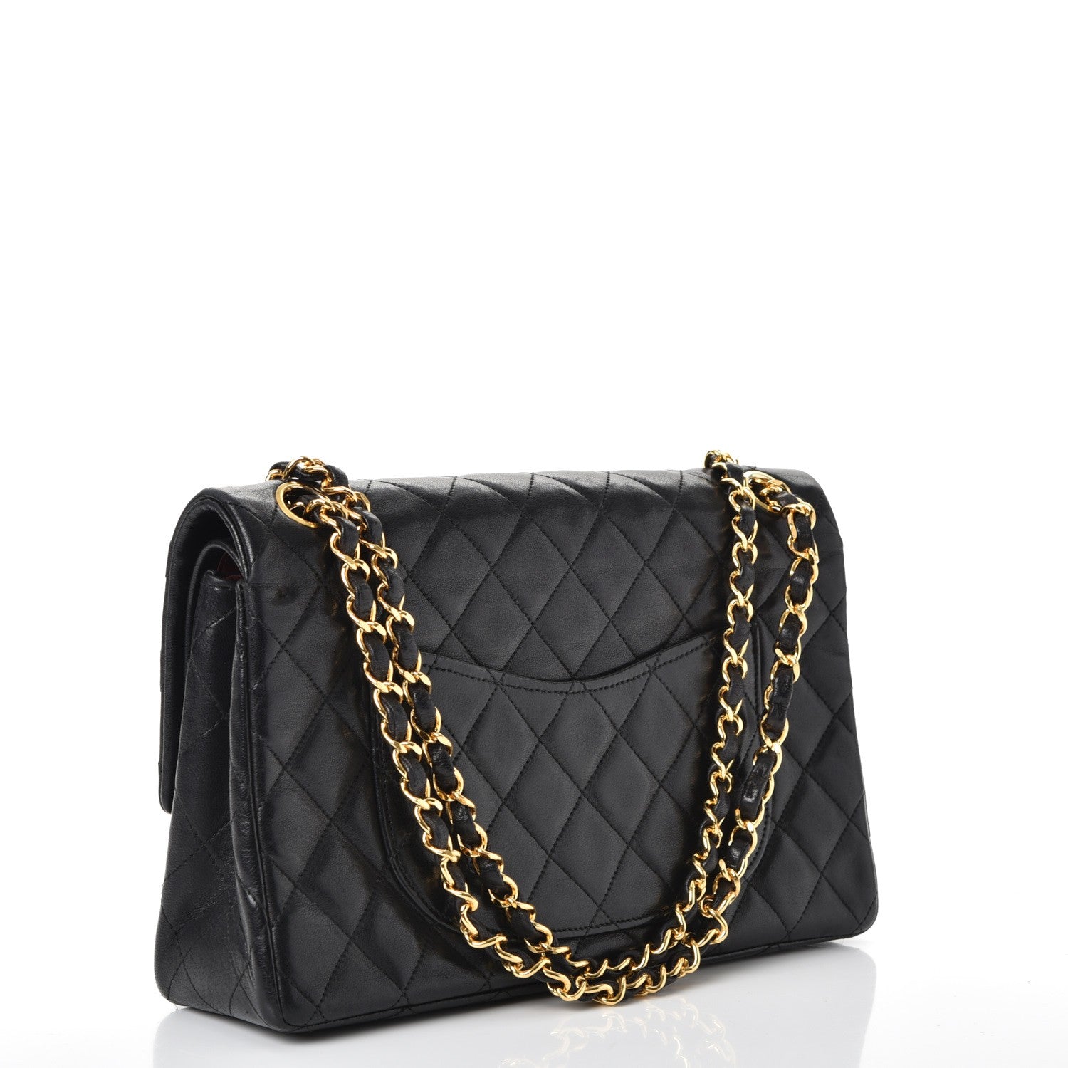 Chanel Lambskin Quilted Medium Double Flap Black 4 of 11