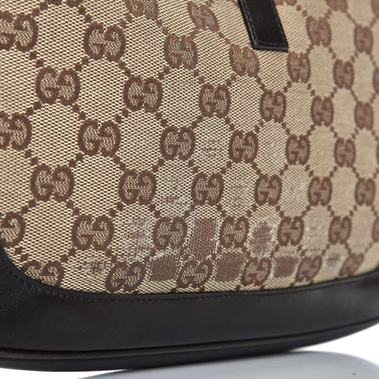 Gucci Monogram Web Small Jackie O Hobo Dark Brown 14 of 14