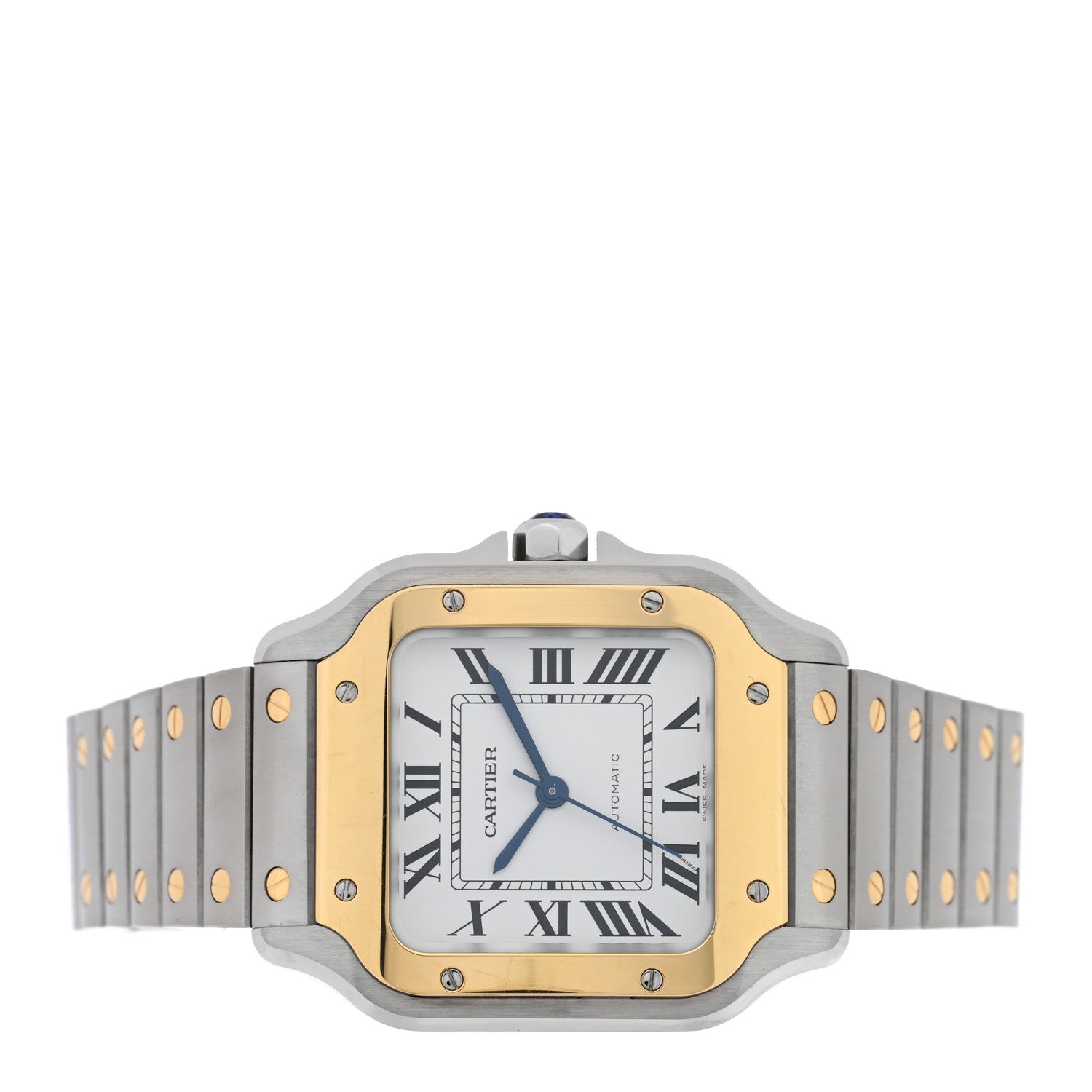 Cartier 18K Yellow Gold 35mm Santos de Cartier Automatic Watch 2 of 6
