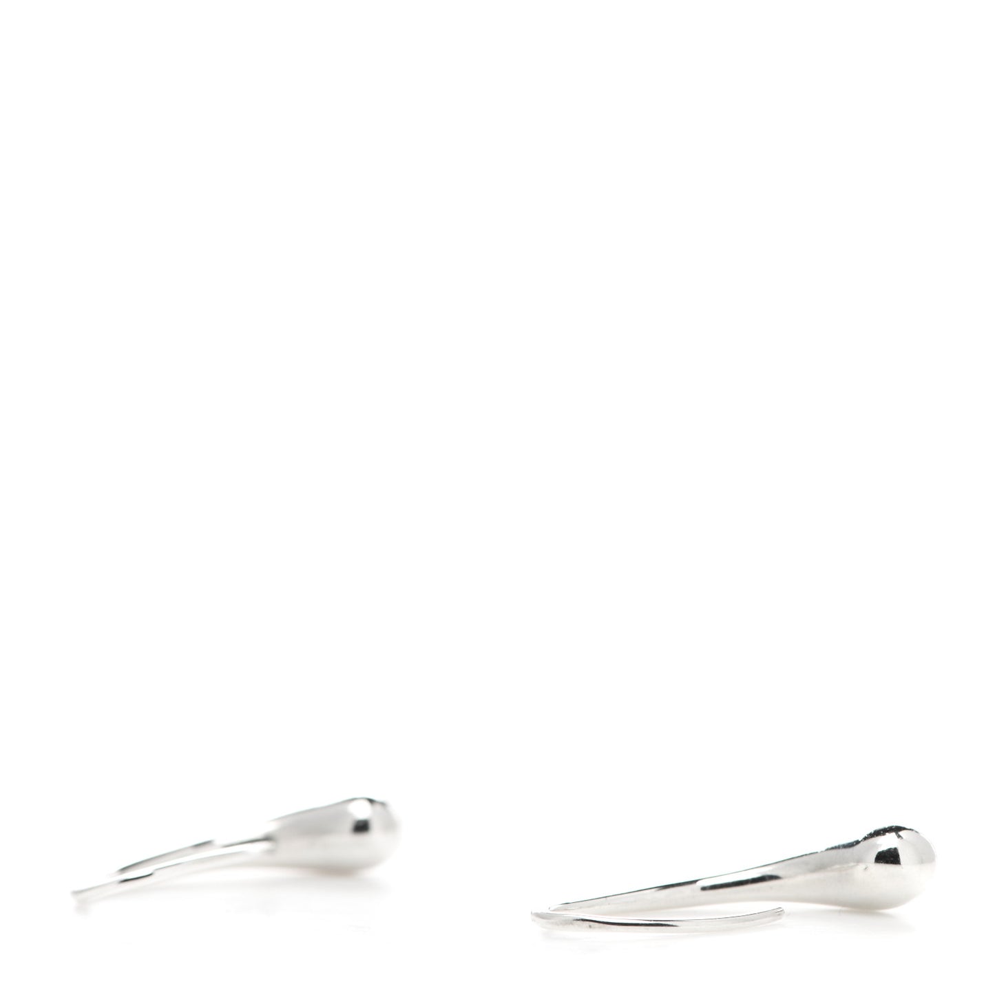 Sterling Silver Elsa Peretti Teardrop Hoop Earrings