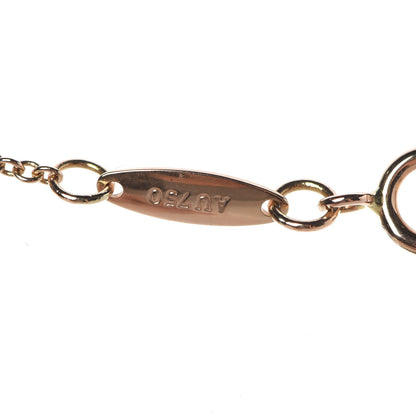 Tiffany 18K Rose Gold Diamond .17ct Elsa Peretti Diamonds by the Yard Pendant Necklace 8 of 9