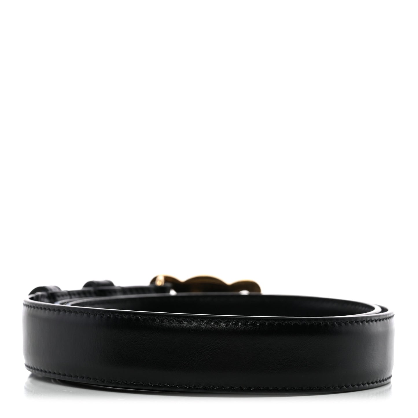 Box Calfskin Small 18mm Triomphe Belt 85 34 Black