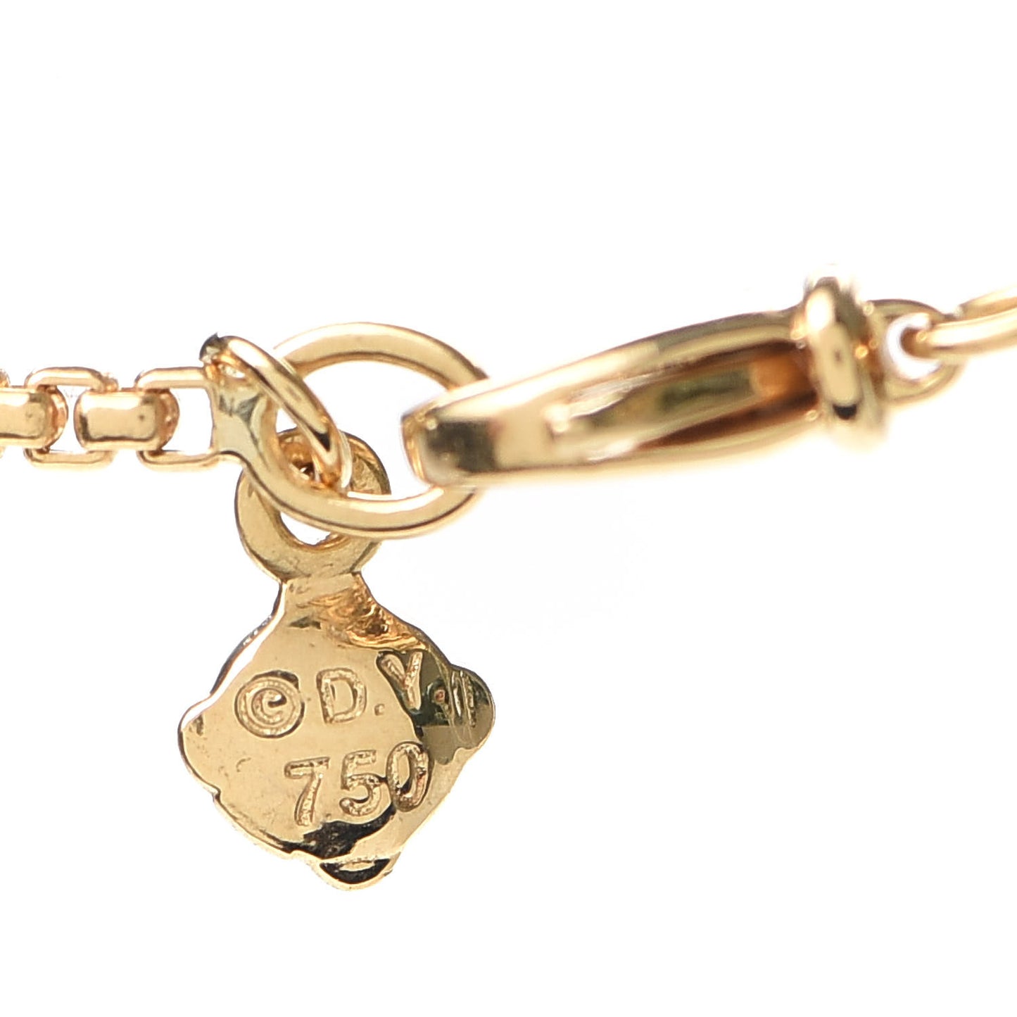 18K Yellow Gold 1.7mm Box Chain Necklace 20"
