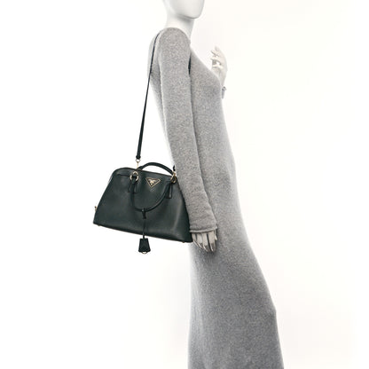 Prada Saffiano Lux Medium Promenade Tote Biliardo 2 of 9