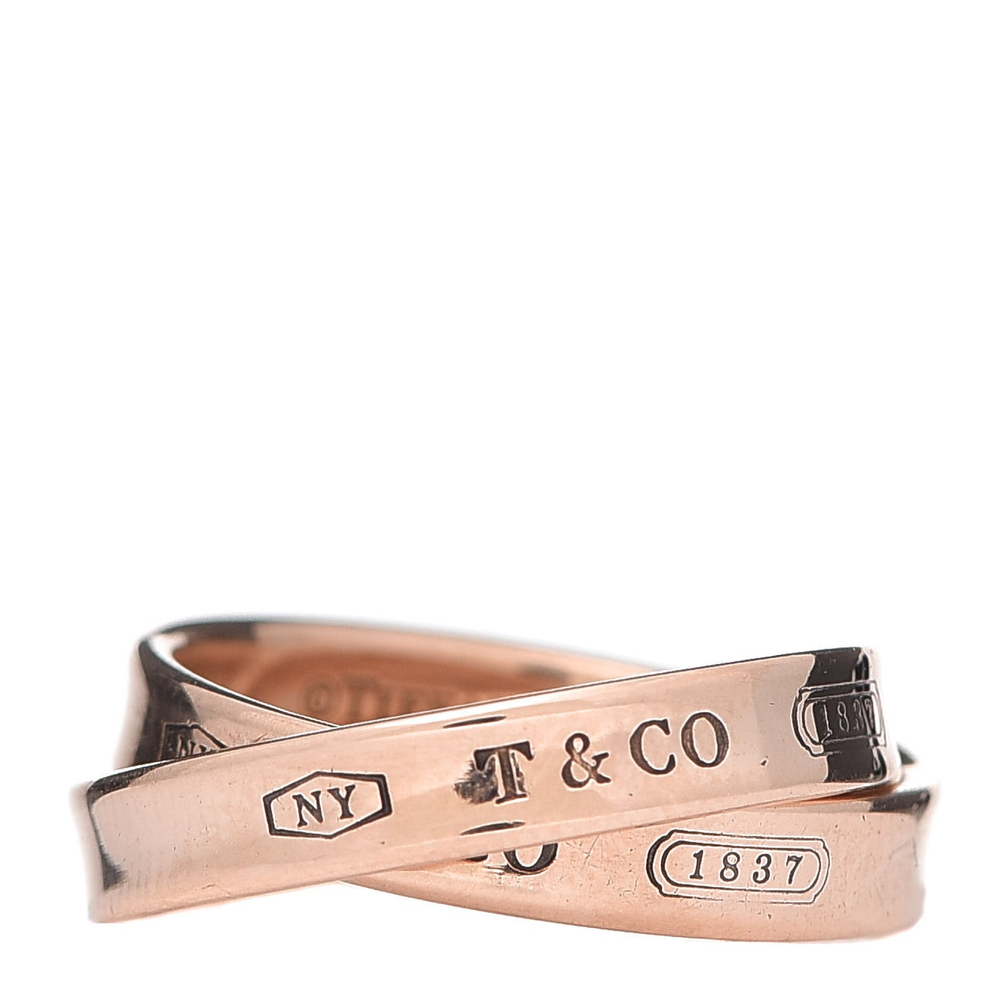 Rubedo 1837 Interlocking Circles Ring 51 5.75