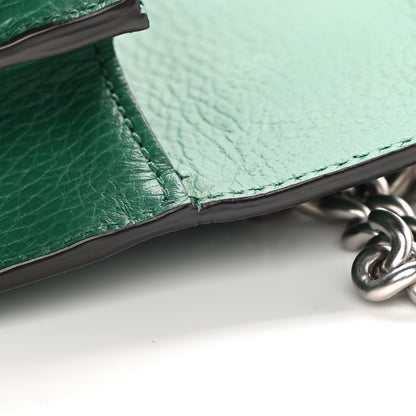 Gucci Pebbled Calfskin Small Dionysus Shoulder Bag Emerald 12 of 13