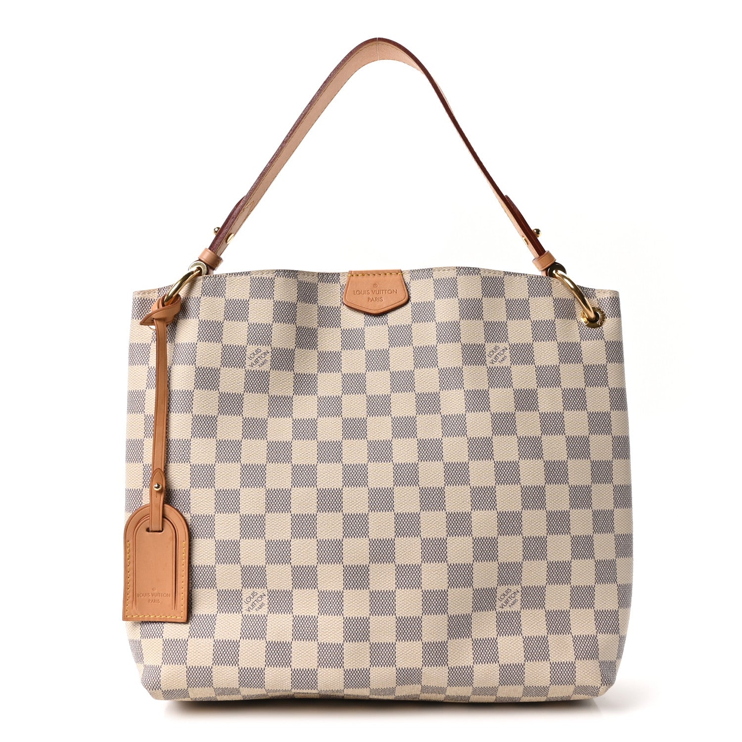 Louis Vuitton Damier Azur Graceful PM Rose Ballerine 1 of 10