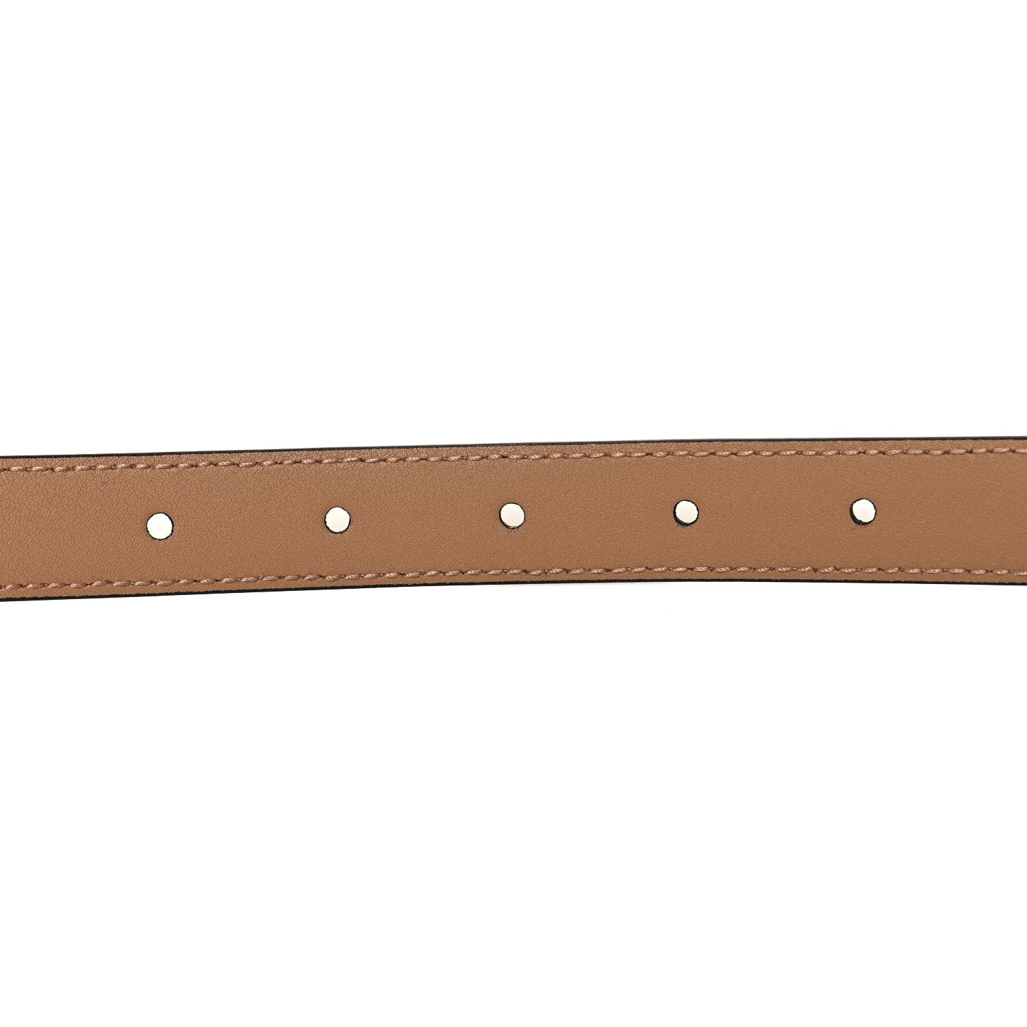Gucci Azalea Calfskin Enamel Monochrome Double G 20mm Belt 70 28 Camelia 4 of 5