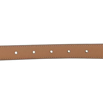 Gucci Azalea Calfskin Enamel Monochrome Double G 20mm Belt 70 28 Camelia 4 of 5